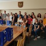 Młodzież z Niemiec w Starostwie Powiatowym w  Ciechanowie