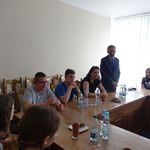Młodzież z Niemiec w Starostwie Powiatowym w  Ciechanowie