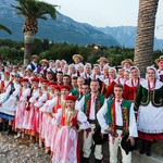 Zespół LZA Ciechanów podczas festiwalu folklorystycznego w Czarnogórze